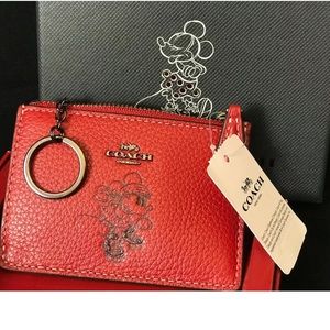 Coach Disney Skinny ID Minnie Mouse Wallet